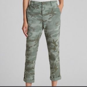 GAP Girl Friend Camo Pants- size 8